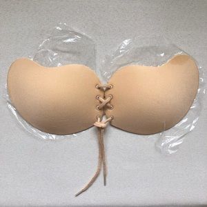 Nude Strapless Stick-on Push Up Bra